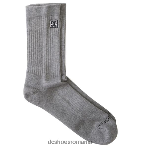 DC Shoes șosete dc pentru bărbați, pachet de 2 X0FD0120 erica gri deschis