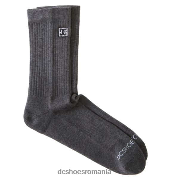 DC Shoes șosete dc pentru bărbați, pachet de 2 X0FD0120 erica gri deschis