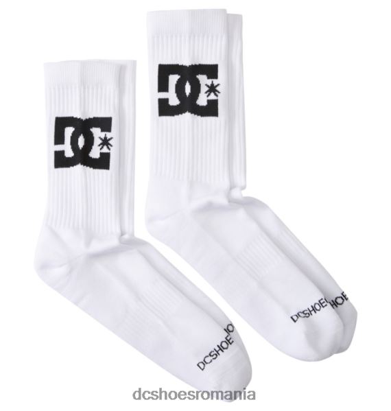 DC Shoes șosete pentru bărbați dc star pachet de 2 X0FD0117 alb