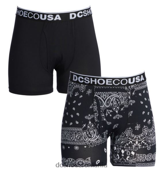 DC Shoes boxer pentru bărbați the performer, pachet de 2 X0FD0418 bandana neagra