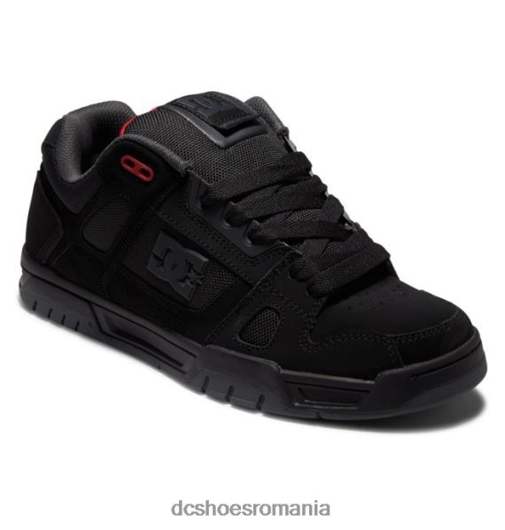 DC Shoes pantofi de cerb pentru bărbați X0FD0274 negru/gri/rosu