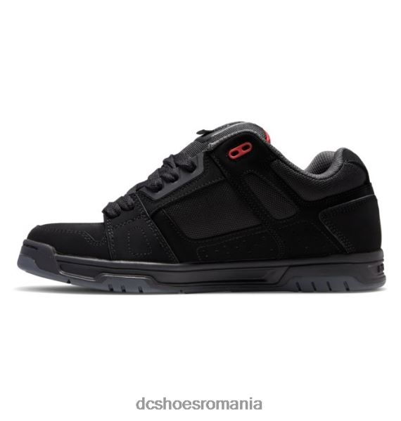 DC Shoes pantofi de cerb pentru bărbați X0FD0274 negru/gri/rosu