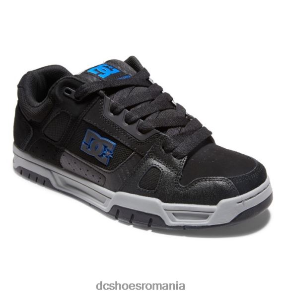 DC Shoes pantofi de cerb pentru bărbați X0FD0275 negru/gri/albastru