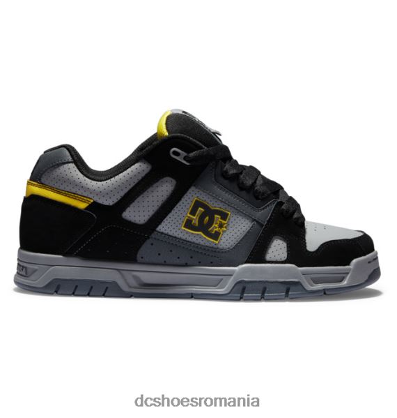 DC Shoes pantofi de cerb pentru bărbați X0FD057 gri/negru/galben