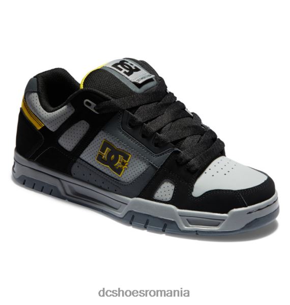 DC Shoes pantofi de cerb pentru bărbați X0FD057 gri/negru/galben
