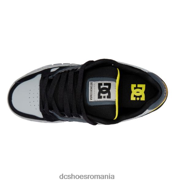 DC Shoes pantofi de cerb pentru bărbați X0FD057 gri/negru/galben