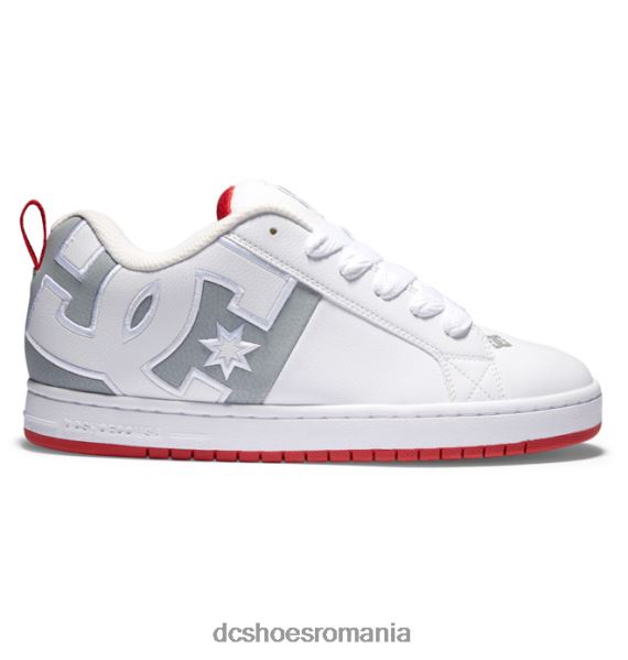 DC Shoes pantofi graffik de curte pentru bărbați X0FD066 alb/gri/rosu