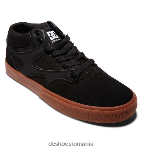 DC Shoes pantofi pentru bărbați kalis vulc mid-top X0FD0350 negru/gumă