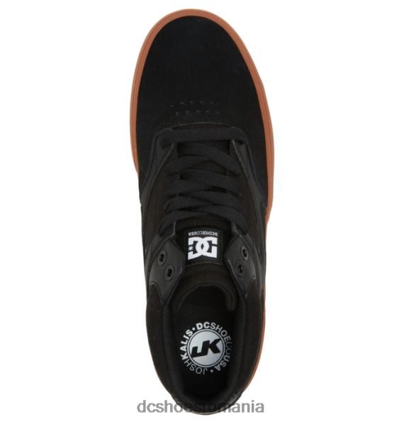 DC Shoes pantofi pentru bărbați kalis vulc mid-top X0FD0350 negru/gumă