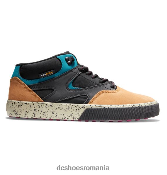 DC Shoes pantofi pentru iarnă kalis vulc mid-top pentru bărbați X0FD0316 negru/maro/verde