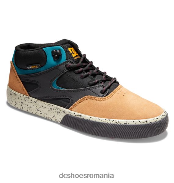 DC Shoes pantofi pentru iarnă kalis vulc mid-top pentru bărbați X0FD0316 negru/maro/verde