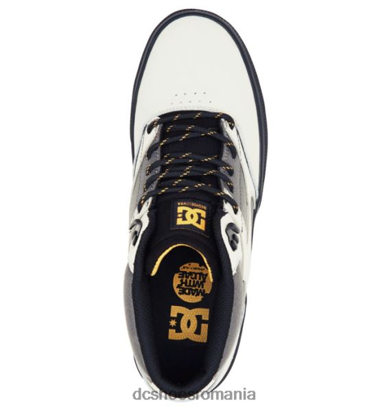 DC Shoes pantofi pentru iarnă kalis vulc mid-top pentru bărbați X0FD0342 gri heather/crem auriu