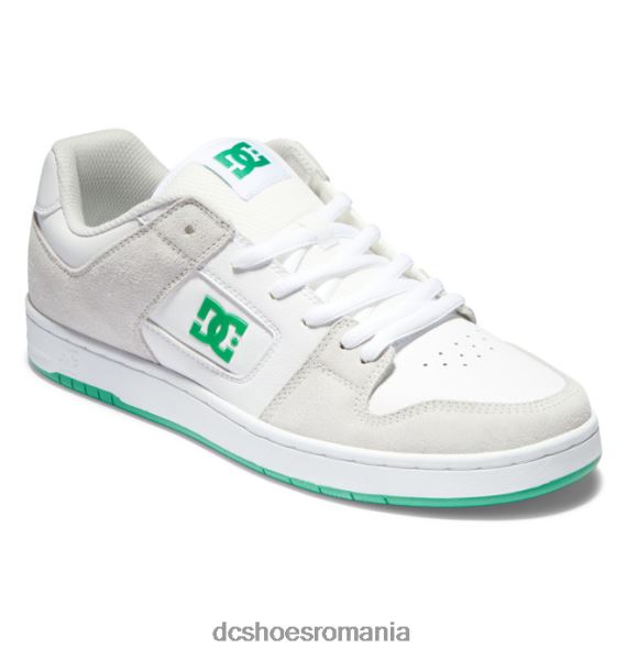 DC Shoes manteca 4 - pantofi pentru barbati X0FD0320 alb/gri/verde