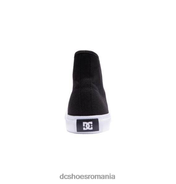 DC Shoes pantofi de înaltă refibra manual pentru bărbați X0FD094 alb negru