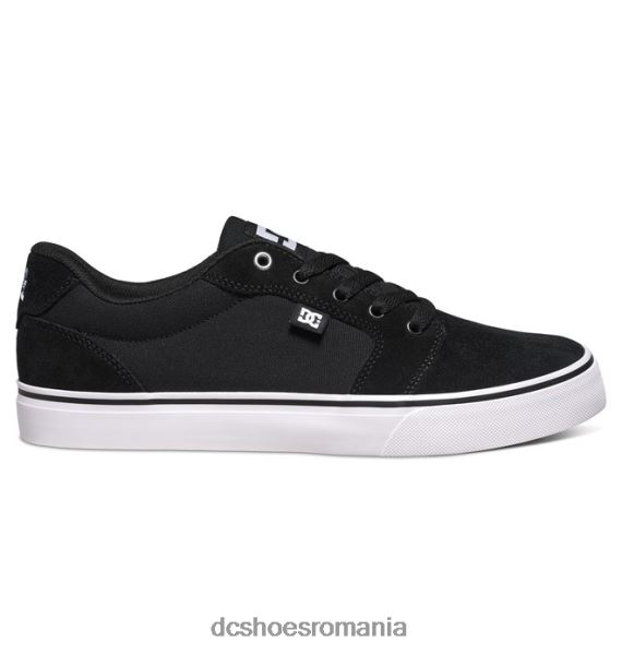 DC Shoes pantofi cu nicovală pentru bărbați X0FD0163 alb negru