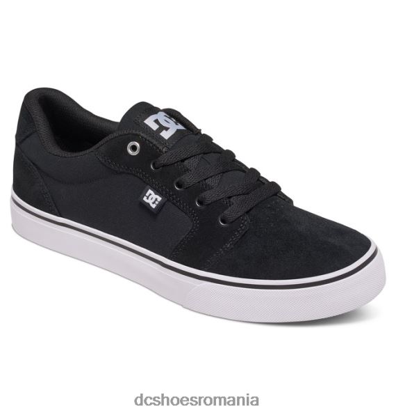 DC Shoes pantofi cu nicovală pentru bărbați X0FD0163 alb negru