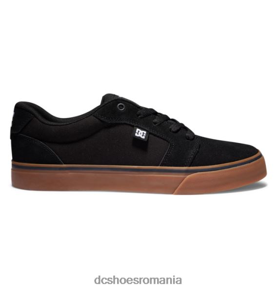 DC Shoes pantofi cu nicovală pentru bărbați X0FD0174 negru/gumă