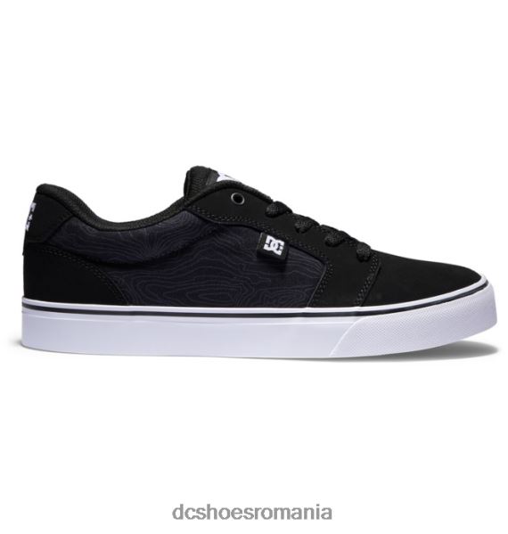 DC Shoes pantofi cu nicovală pentru bărbați X0FD0232 polca neagră/lime