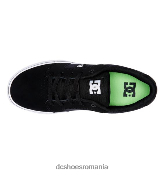 DC Shoes pantofi cu nicovală pentru bărbați X0FD0232 polca neagră/lime