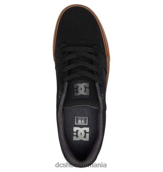 DC Shoes pantofi de pânză pentru bărbați X0FD0160 negru/gumă