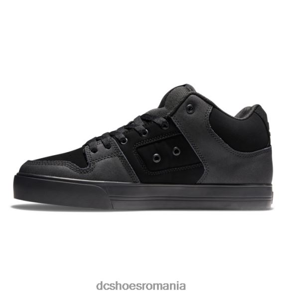 DC Shoes pantofi puri pentru bărbați mid-top X0FD0144 negru/gumă