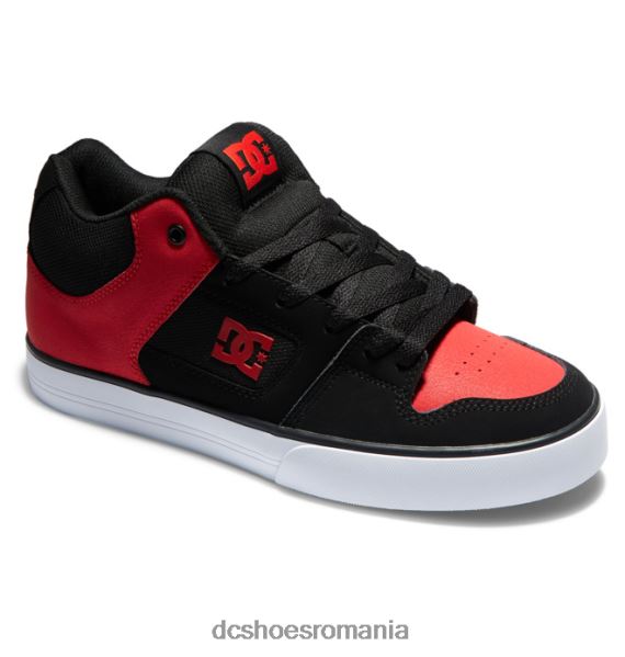 DC Shoes pantofi puri pentru bărbați mid-top X0FD0169 negru/rosu