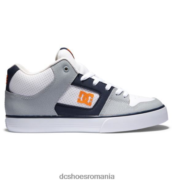 DC Shoes pantofi puri pentru bărbați mid-top X0FD0188 alb/gri/portocaliu