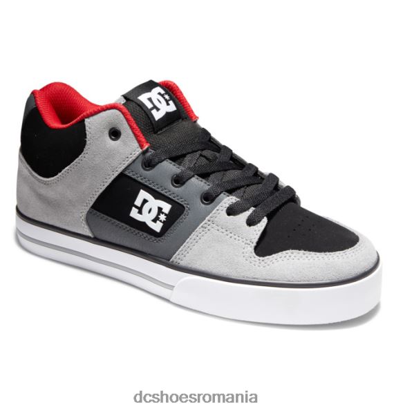 DC Shoes pantofi puri pentru bărbați mid-top X0FD0285 negru/gri/rosu