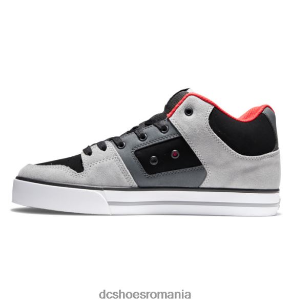 DC Shoes pantofi puri pentru bărbați mid-top X0FD0285 negru/gri/rosu