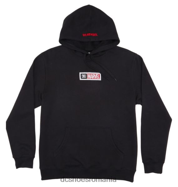 DC Shoes hanorac cu glugă marvel deadpool x dc pentru bărbați X0FD0408 negru