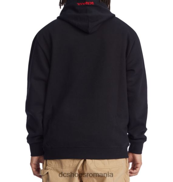 DC Shoes hanorac cu glugă marvel deadpool x dc pentru bărbați X0FD0408 negru