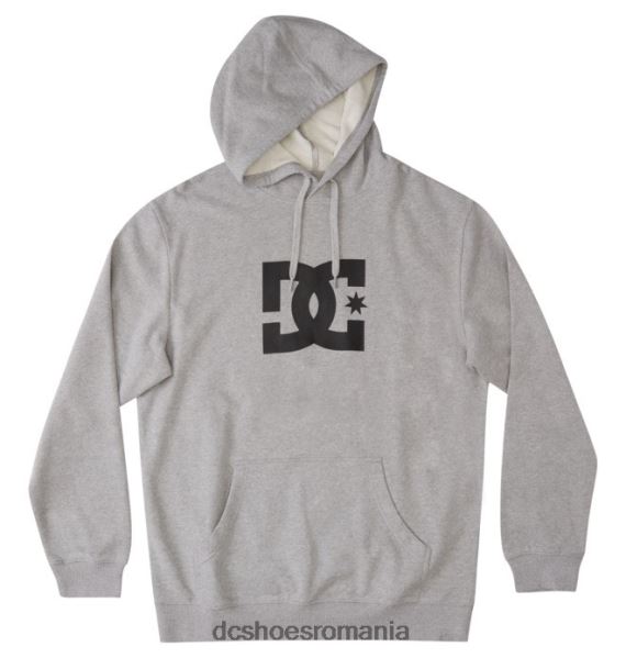 DC Shoes hanorac dc star pentru bărbați X0FD0403 gri jaliu