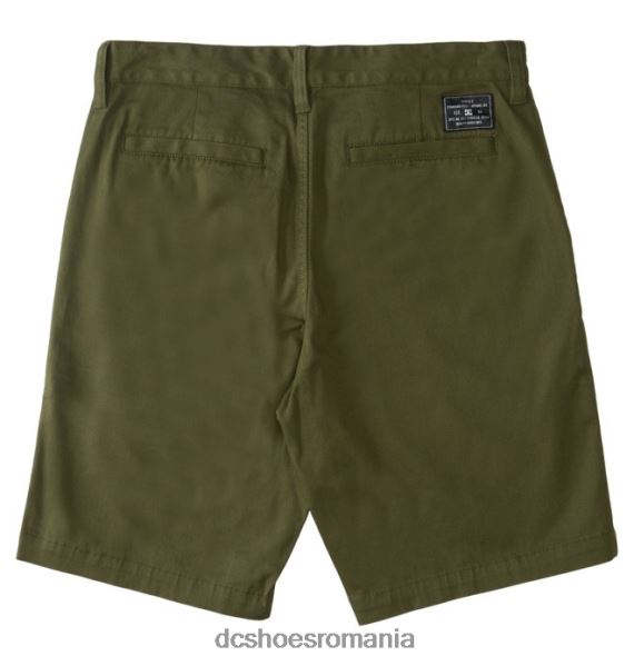 DC Shoes pantaloni scurți chino worker pentru bărbați X0FD0224 verde iedera