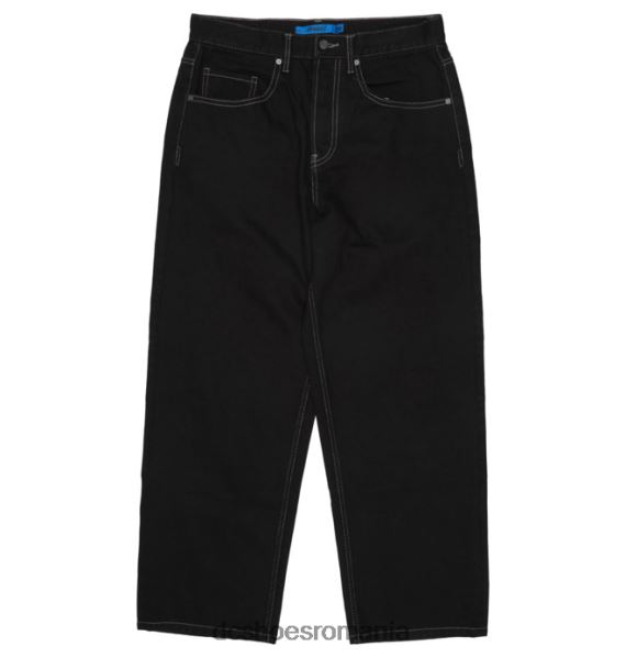 DC Shoes blugi pentru bărbați, worker, în formă largi X0FD054 negru brut
