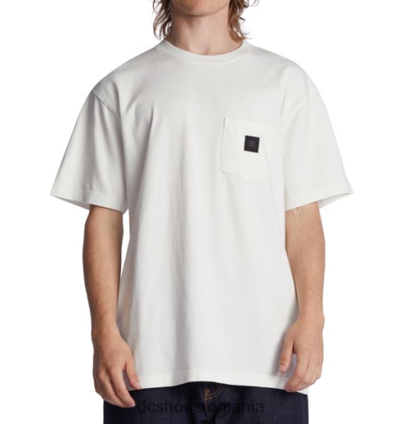 DC Shoes tricou cu buzunar dc 1994 pentru bărbați X0FD04 vopsea de haine alb crin