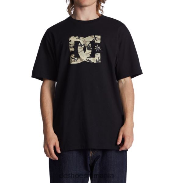 DC Shoes tricou dc star fill heritage pentru bărbați X0FD076 camo negru/piatra