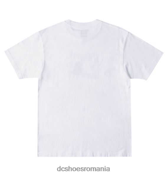 DC Shoes tricou dc star fill heritage pentru bărbați X0FD077 alb/foc
