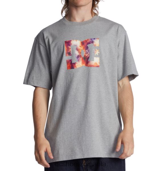 DC Shoes tricou dc star fill heritage pentru bărbați X0FD078 gri heather/vopsea gheata calda