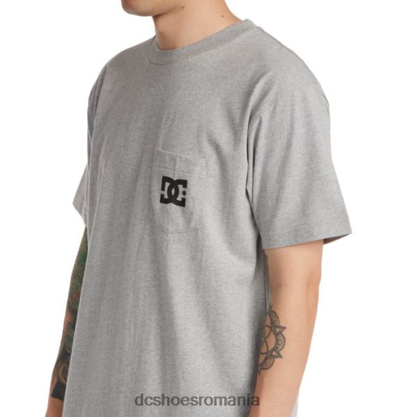 DC Shoes tricou dc star pentru bărbați X0FD0112 gri jaliu