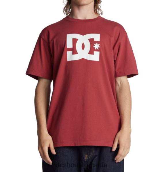 DC Shoes tricou dc star pentru bărbați X0FD0398 pământ roșu