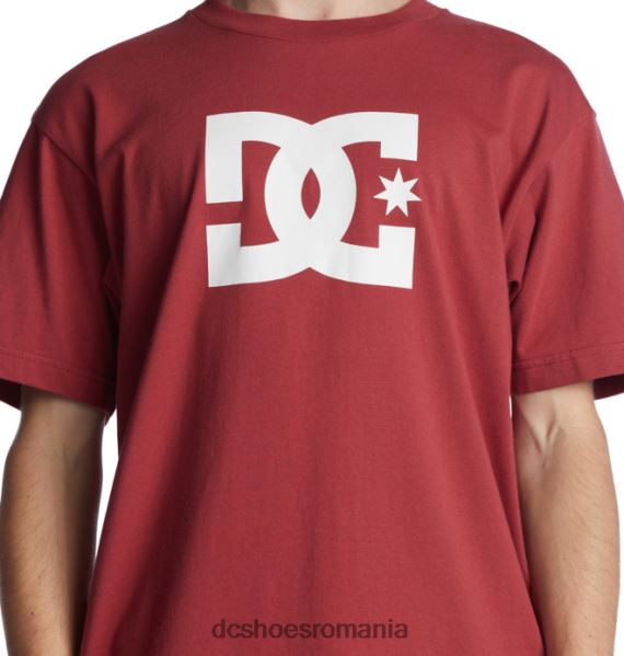 DC Shoes tricou dc star pentru bărbați X0FD0398 pământ roșu