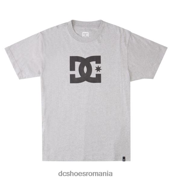 DC Shoes tricou dc star pentru bărbați X0FD072 gri jaliu