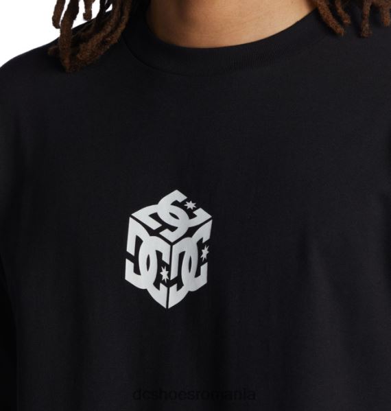 DC Shoes tricou jaakko cubic pentru bărbați X0FD025 negru