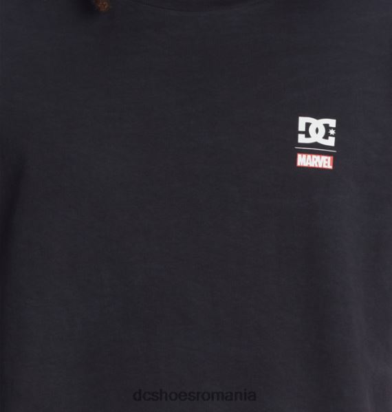 DC Shoes tricou marvel deadpool x dc way back pentru bărbați X0FD0415 negru