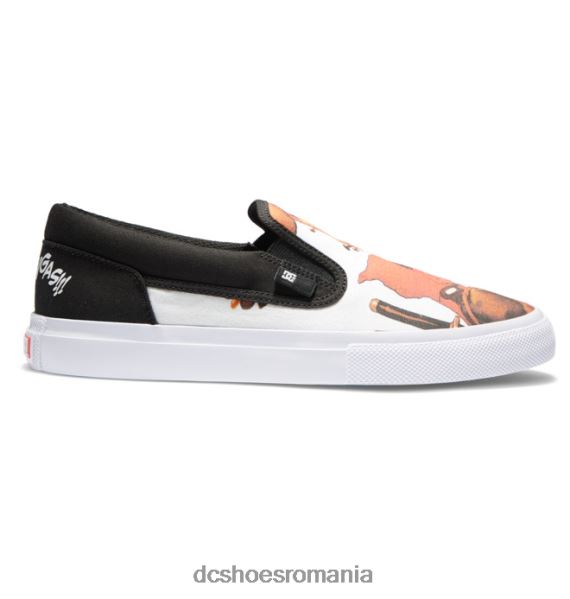 DC Shoes pantofi cu slip-on manual deadpool x dc marvel pentru bărbați X0FD0392 imprimeu alb/negru