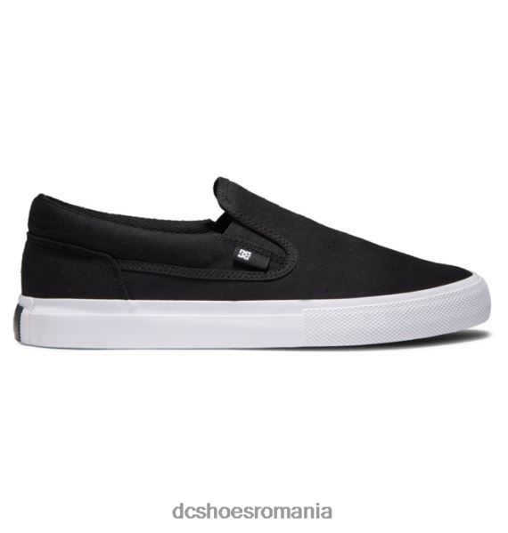 DC Shoes pantofi cu slip-on manual pentru bărbați X0FD0344 alb negru