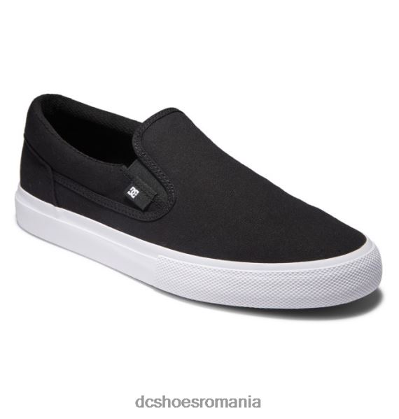 DC Shoes pantofi cu slip-on manual pentru bărbați X0FD0344 alb negru