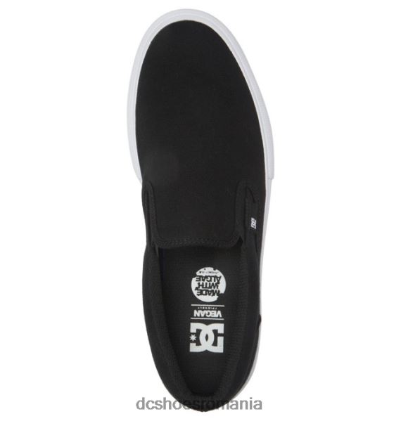 DC Shoes pantofi cu slip-on manual pentru bărbați X0FD0344 alb negru