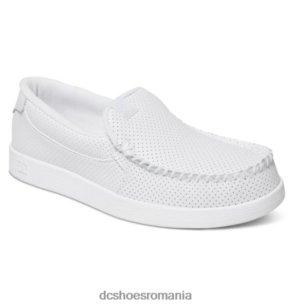 DC Shoes villain 2 - pantofi slip-on pentru bărbați X0FD0255 alb