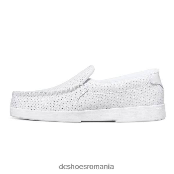 DC Shoes villain 2 - pantofi slip-on pentru bărbați X0FD0255 alb